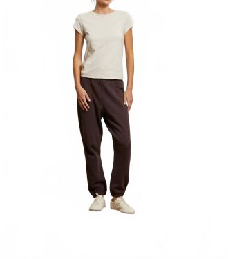 perfectwhitetee Stevie Sweatpant In Cocoa