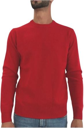 Saint Barth Regent Crewneck Sweater - Heren - Ronde hals truien - Rood - S - Wol - Truien & Vesten