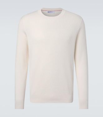 Brunello Cucinelli Ribbed-knit cotton sweater