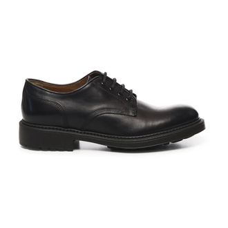 Doucal's Leren Veterschoenen - Heren - Nette schoenen - Bruin - 44 EU - Leer - Schoenen