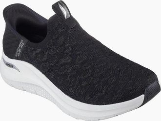 Skechers Womens Womens Fit 2.0 Slip On Trainers - Black - Size: 3.5