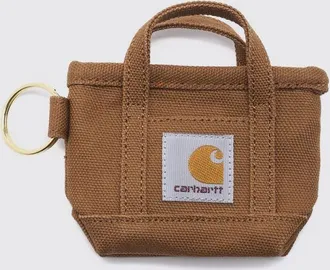 Carhartt Work in Progress Portachiavi in canvas di cotone Dearborn con logo stampato