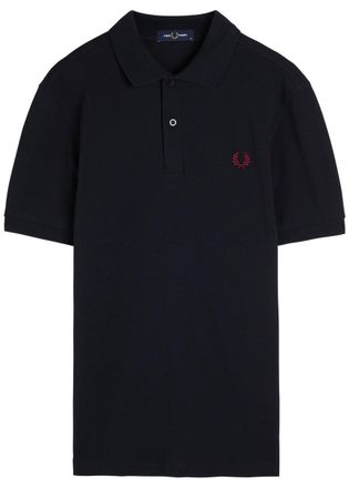 Fred Perry Logo-embroidered Piqué Cotton Polo Shirt - Navy - Xxl