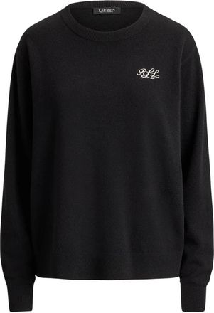 Ralph Lauren Ronde hals gebreid - Dames - Ronde hals truien - Zwart - M - Kasjmier - Truien & Vesten