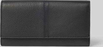 Marc O'Polo Portemonnaie aus echtem Rindsleder in Black, Gr&ouml;&szlig;e 1