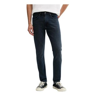 Levi's Jeans, Heren, Blauw, W34 L32, Denim, Slim-fit Jeans