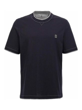 Brunello Cucinelli Layered T-Shirt