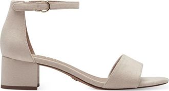 Tamaris Beige Casual Platte Sandalen - Dames - Sandalen met hakken - Beige - 37 EU - Schoenen