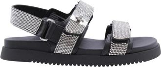 Steve Madden Stijlvolle Sandaal met Deneb Ontwerp - Dames - Sandalen - Zwart - 38 1/2 EU - Schoenen