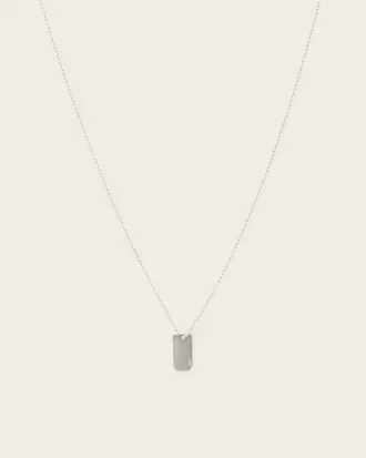 AllSaints Jake Dog Tag Necklace