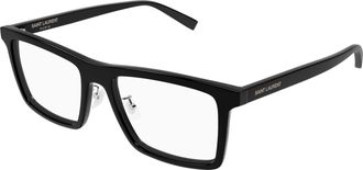 Saint Laurent Demo Rectangular Mens Eyeglasses SL 906/F 001 54