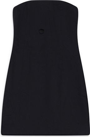 Coperni BLACK BUSTIER WITH CUTOUT DETAIL DRESS