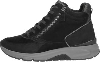 Gabor Rollingsoft Veterlaars - Dames - Veterlaarzen - Zwart - 38 1/2 EU - Schoenen