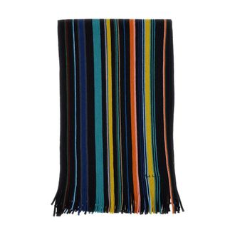 Paul Smith Ivan Stripe Scarf - Heren - Wintersjaals - Veelkleurig - ONE Size - Wol - Accessoires