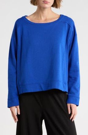 Eileen Fisher Ballet Neck Box Top in Lapis at Nordstrom Rack, Size Xx-Small