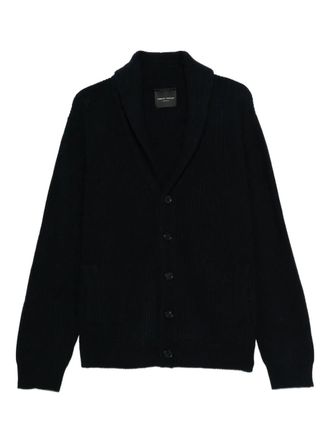 Roberto Collina ribbed-knit cardigan - Blue