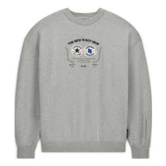 Converse x Ader Error Shapes Crew Sweatshirt Asia Sizing Vintage Grey Heather 10025818-A01