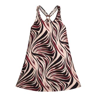 Twinset Short Dresses, female, Multicolor, Size: S Sleeveless Printed Short Dress