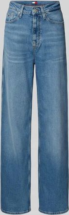 Tommy Jeans Wide Leg Jeans aus Baumwoll-Mix Modell CLAIRE in Jeansblau, Größe 25/32