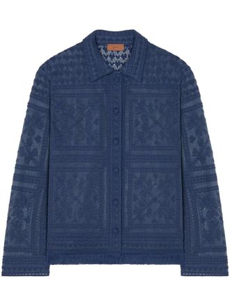 Alanui Gebreid overhemd - Blauw