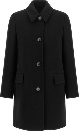 Burberry Gosford Tailored Coat - Dames - Mantels - Zwart - Maat: 2XS Katoen