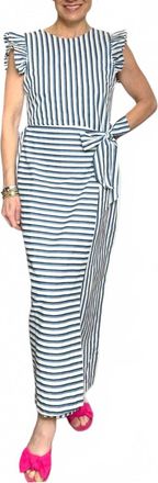 Cleobella Greta Midi Dress In Vintage Blue