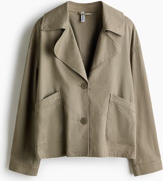 H&M Twilljacke - Green