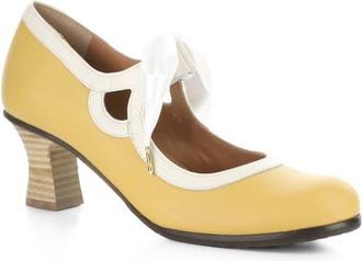 FLY London Bupy Pump in Bumble Bee Off White at Nordstrom, Size 10-10.5Us