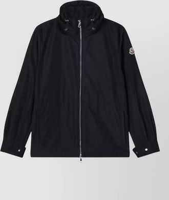 Moncler enette short hooded parka high collar
