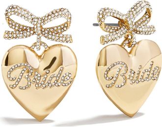 BaubleBar Bride to Be Drop Earrings in Gold at Nordstrom