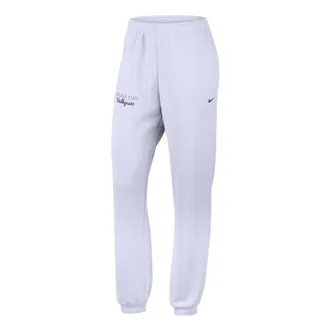 Nike (WMNS) Nike Golden State Valkyries French Terry Standard Cuffed Pants Amethyst Tint Black IR0845-538