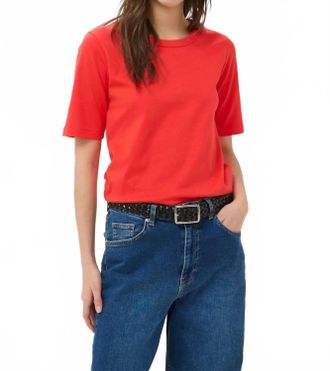Part Two Ratana T-Shirt In Poppy Red