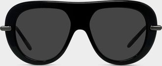 Loewe Men & apos;s Acetate Pilot Sunglasses