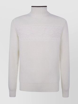 Ermenegildo Zegna pearl-knit turtleneck jumper