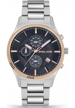 Police PEWJI2194242 Mens Vault Watch - Silver - One Size