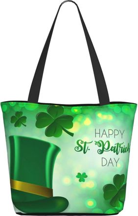 AOOEDM Happy Saint Patricks Day Ladies Shopping Bag 13x11x7in.The Perfect ValentineS Day Gift.It Is The Best ValentineS Day Gift For Mom, Daughter, Wife,Etc
