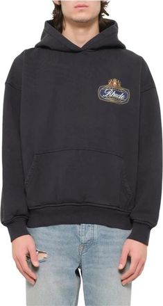 Rhude Safari Crest Hoodie - Heren - Hoodies - Zwart - XL - Hoodies & sweatvesten
