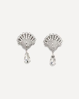 Alessandra Rich Orecchini con cristalli pendenti Woman UNI