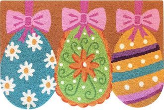 R16 Home Easter Egg Scallop Doormat in Brandy Multi at Nordstrom Rack, Size 24X36 Ft