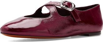 Madewell Remy Mary Jane - Xband Womens Dress Flat Shoes Cabernet : 10.5 M, Leather