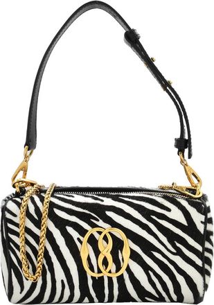 Bally Emblem Rox Logo Plaque Leather Shoulder Bag