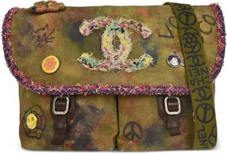 Chanel Borsa a tracolla Graffiti On The Pavement 2015 - Verde