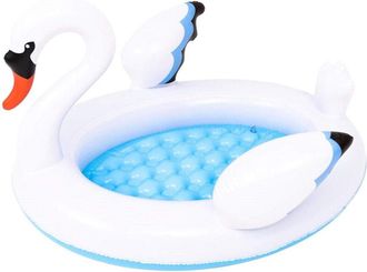 Trade Shop Trade Shop - Piscina Gonfiabile Per Bambini Forma Cigno 108x95x65cm Giardino Divertimento 016147