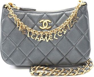 Chanel Matelasse Coco Mark Leather Shoulder Bag