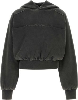 Entire studios Katoenen Sweatshirt - Dames - Hoodies - Grijs - M - Katoen - Hoodies & sweatvesten