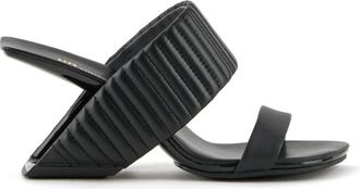 United Nude Loop Hi Puffy - Dames - Muiltjes - Zwart - 36 EU - Leer - Schoenen