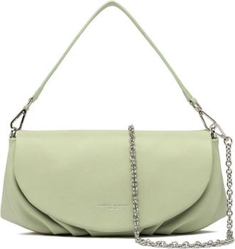 Gianni Chiarini Adele Pochette - Dames - Handtassen - Groen - ONE Size - Leer - Tassen