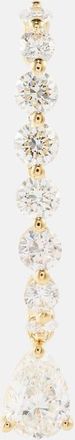 Anita Ko 18kt gold single earring with diamonds