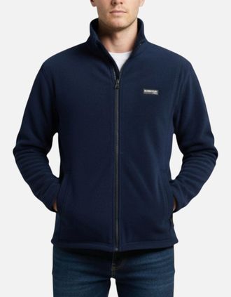 Burton Mens Burton Mens Sweatshirt Full Zipper Jacket - Navy - Size: 44