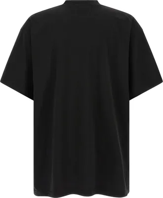 Balenciaga Graphic Print T-shirt - Black